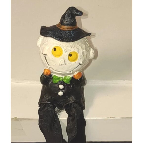 Halloween Vampire Dracula Shelf Sitter Seasonal Home Decor Or Craft Item - Picture 4 of 7